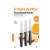 Fiskars Functional Form Universalmesser-Set, 3-teilig, schwarze Griffe, Klingen aus rostfreiem Stahl