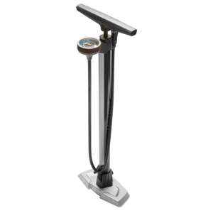 BikeFun Blizzard pumpa, nyomásmérővel, ezüst