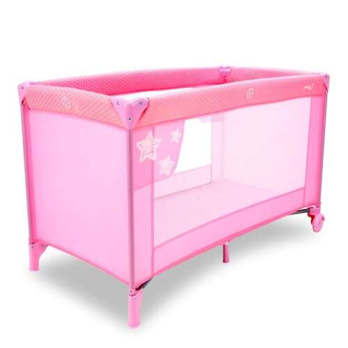 Asalvo Baleares 1 Tier Travel Bed - Stars Pink #pink