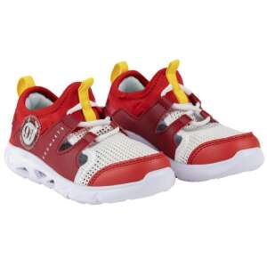 Red and white Harry Potter summer sneakers for kids, size 32, with Hogwarts logo and Platform 9 3/4 detail - Cerdá