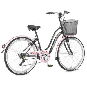 Explorer Cherry Blossom városi kerékpár Fekete 74448493 