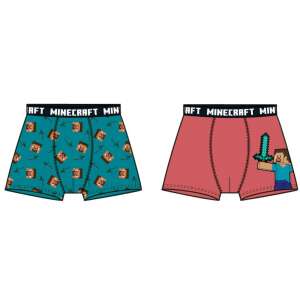 Minecraft 2er-Pack Jungen Boxershorts, Größe 12 Jahre, mit Steve Charakter - Minecraft