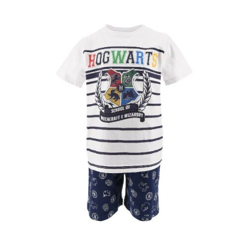 Harry Potter Roxfort Címeres Gyerek Rövid Pizsama - 6 éves