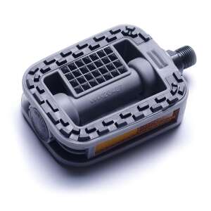 BikeFun City csúszásmentes pedál, szürke, reflektorral - Kerékpár hajtás