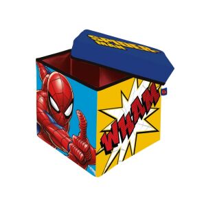 Pókember Játéktároló Kocka - 30x30x30 cm