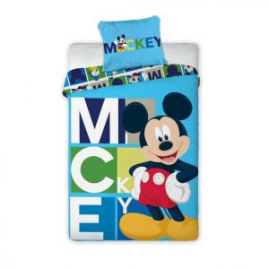 Disney Mickey Mouse Bettwäsche-Set, 140x200 cm, mit Mickey Mouse Design - Bettwäsche