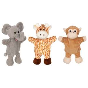 Kézbáb készlet - Elefánt, zsiráf, majom 32337252 Báb játékok