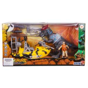 Dinosaurierspielset mit Sumpfboot, Dinosaurierfigur und Actionfigur - Nonbrand Interaktive Kinderspiele