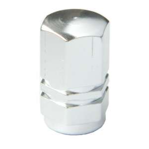 Ezüst alumínium kerékpár szelepsapka - BikeTrade