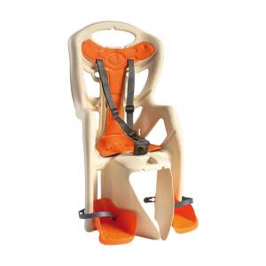 BikeFun Pepe Standard bézs hátsó gyerekülés kerékpárra - Gyerekülés kerékpárra