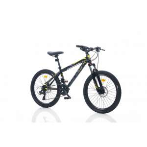 Corelli Felix 1.2 24 MTB gyerek könnyűvázas kerékpár Fekete-Neonsárga 74450979 