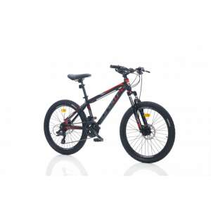 Corelli Felix 1.2 24 MTB gyerek könnyűvázas kerékpár Fekete-Piros 74450980 