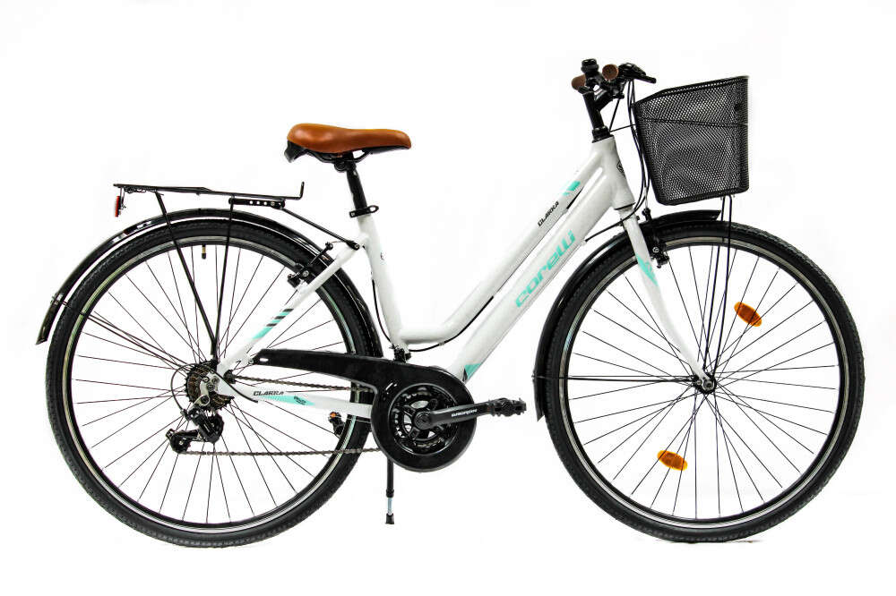 Corelli Clarra könnyűvázas női trekking kerékpár 18" Fehér