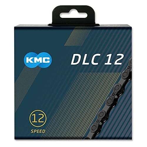 KMC X12 DLC 12 sebességes kerékpár lánc, fekete