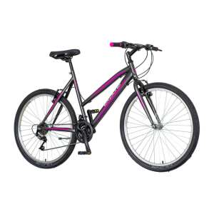 Explorer Lady 26 női MTB kerékpár Grafit-Rózsaszín V-fék 74449184 