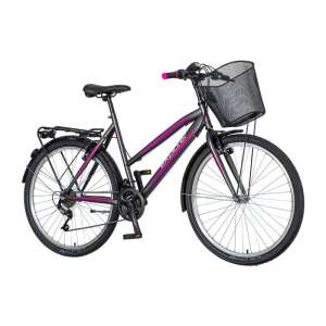Explorer Lady 26 női MTB kerékpár Grafit-Rózsaszín felszerelt 93400375 Női kerékpárok