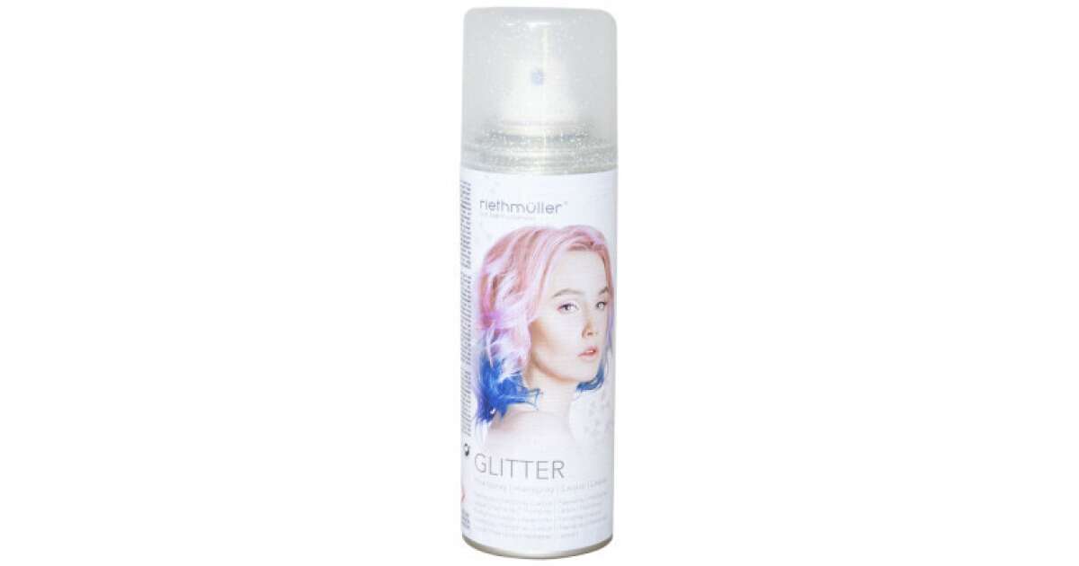 Silver Glitter Hairspray, Ezüst csillámos hajlakk 100 ml Pepita.hu