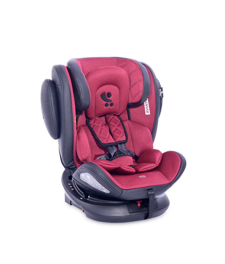 Lorelli Aviator SPS isofix Autósülés 0-36kg - Black&Red 2021 #fekete-piros