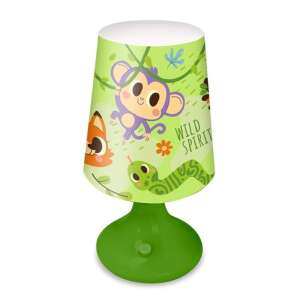 Into the Forest, Wild Spirit lampă de masă cu animale cu design de maimuță, vulpe și șarpe, verde - Lămpi pentru copii