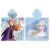 Disney Frozen hooded towel poncho with Anna and Elsa design, 55x110cm