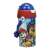 Sticlă de apă Paw Patrol Knights cu pai, 500 ml, albastru și roșu, cu curea