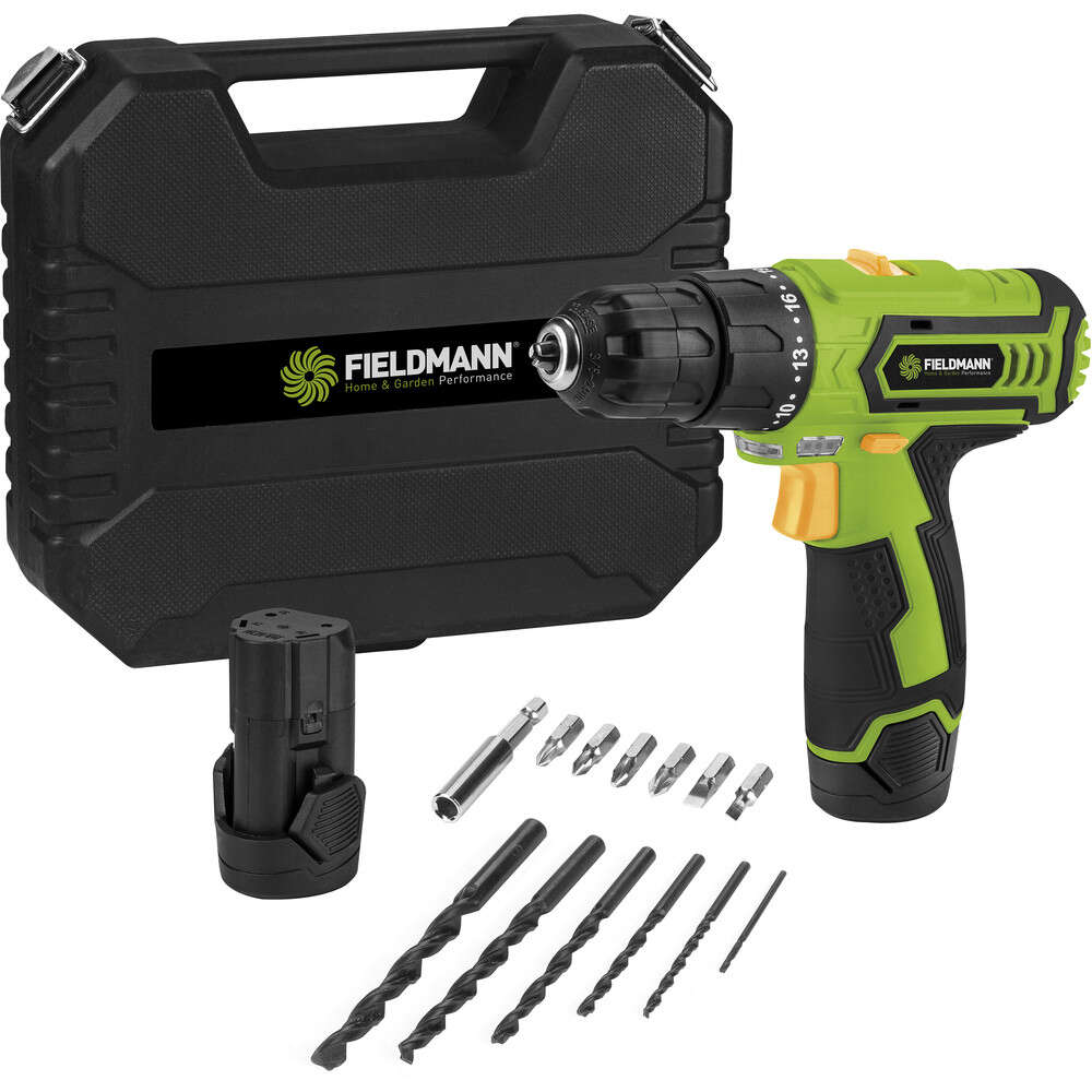 Fieldmann Akkus Fúró-Csavarozó - 12V - 1300mAh