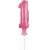 Pink Number 1 Foil Balloon Cake Topper