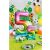 Rainbow Number 5 Foil Balloon with Stand for Soccer Themed Party Decoration