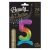 Rainbow Number 5 Foil Balloon with Base 74 cm 74434610