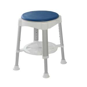 Scaun de dus rotativ Feridras Comfort, cu picioare reglabile 74435027 - Raft pentru baie