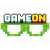 Game On pixelált szemüveg buli maszk