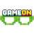 Game On pixelált szemüveg buli maszk