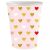XOXO Pink Paper Cups 6 pcs 250 ml 74437846