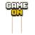 Game On tortadísz, pixel design