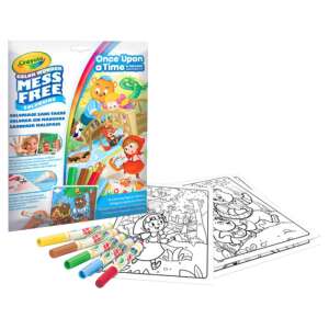 Crayola Color Wonder Mess Free Coloring Kit - Once Upon a Time Fairytale Coloring Book with Markers and Coloring Pages - Crayola