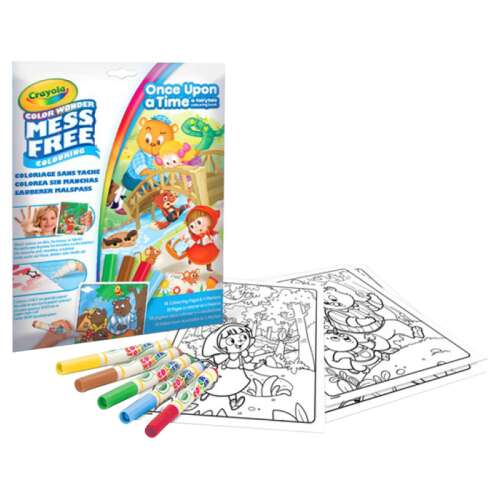 Crayola Color Wonder Mess Free Coloring Kit - Once Upon a Time Fairytale Coloring Book with Markers and Coloring Pages