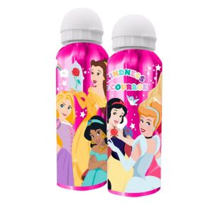 Алуминиева бутилка за вода Disney Princess, 500 ml, с Пепеляшка, Бел, Снежанка, Жасмин и Рапунцел - Kulacs