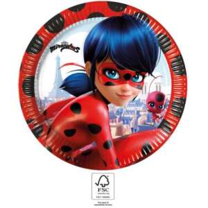 Хартиени чинии Miraculous Ladybug, 8 броя, 23 cm, сертифицирани от FSC - Плоча за еднократна употреба