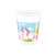 Unicorn Castle paper cups, 8 pack, 200 ml, FSC certified, unicorn design