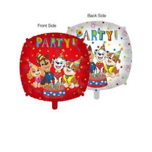Paw Patrol Party Ballon, Doppelseitiger Folienballon, 46 cm - Luftballons