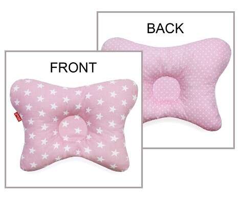 Scamp laposfejűség elleni párna Rózsaszín csillagos-pöttyös / Rosa Stars Dots