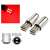 BAY15D 1157 LED izzó, 15 SMD 2835 piros, autós lámpa, autó izzó, csere izzó
