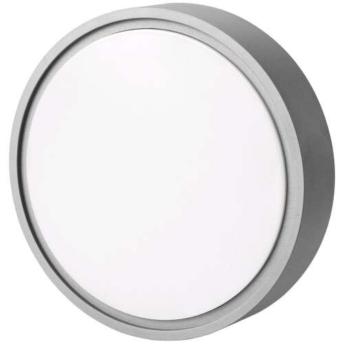 Avide Merkur-C LED Deckenleuchte, rund, IP54, 12W, naturweiß, grau