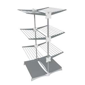 Meliconi STENDIMEGLIO JUNIOR COLOR GREY összecsukható álló ruhaszárító 30m szárítóhossz, 6mm-es aluminium csövekkel