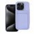 iPhone 15 Pro Lila Szilikon Tok Kártyatartóval