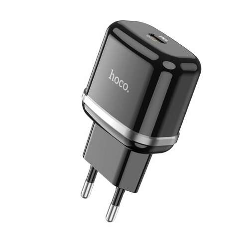 Hoco Victorious N24 20W USB-C gyors töltő, fekete