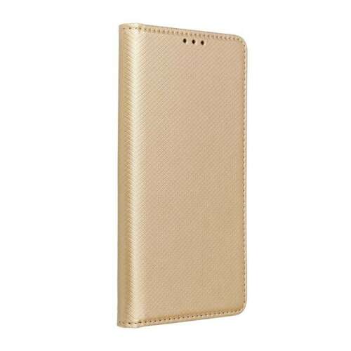 Smart Case iPhone 15 Plus gold flip case, side view