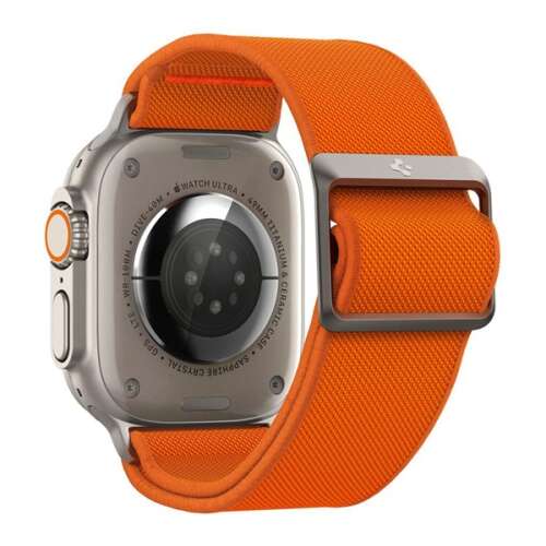 Spigen Fit Lite narancssárga Apple Watch szíj, hátulnézet - Okosóra szíj