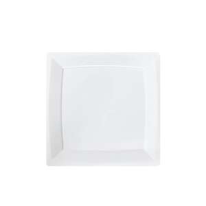 MILAN eldobható fehér műanyag lemez készlet / 13,6 x 13,6 cm / 24 db 74487842 