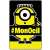 Minions Monoeil fleece blanket, 100x150cm, black and yellow, with a minion design